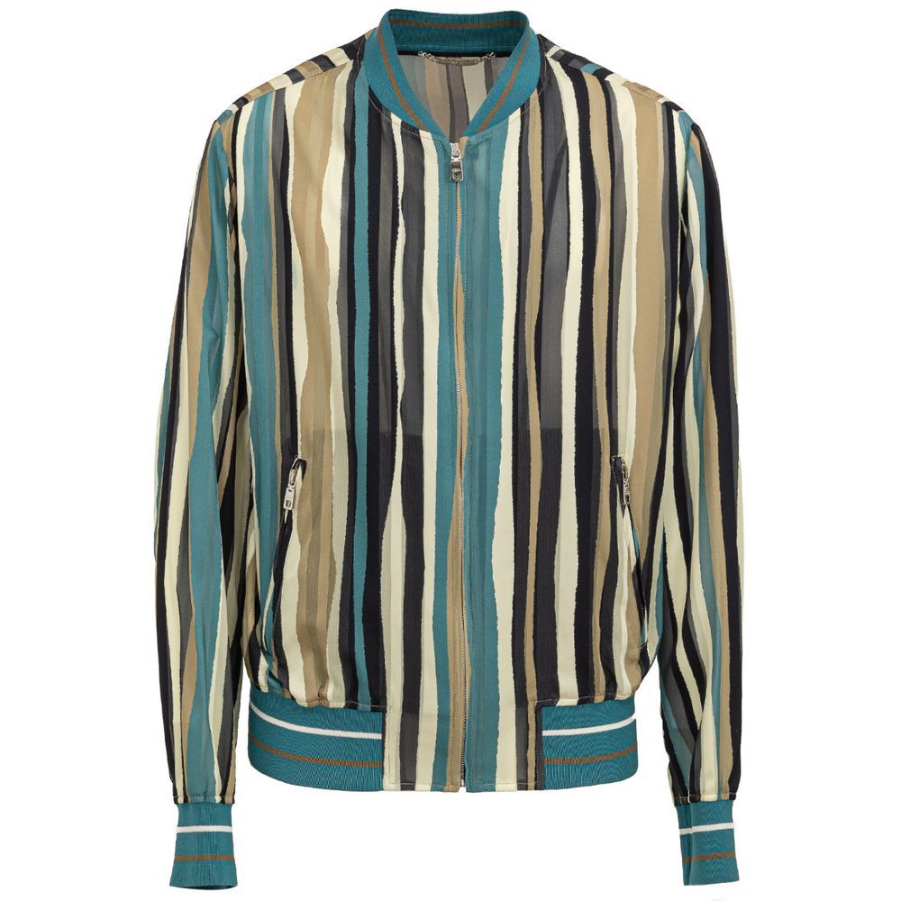 Multicolor Viscose Jackets & Coat