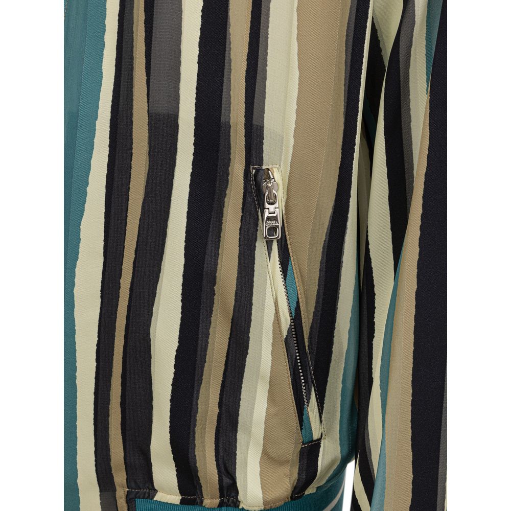 Multicolor Viscose Jackets & Coat