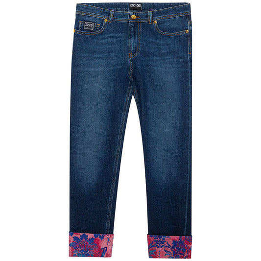 Blue Cotton Jeans Denim