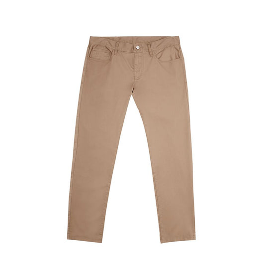 Brown Cotton Pant