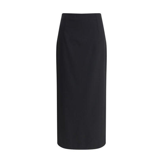 Virgin Wool Midi Skirt
