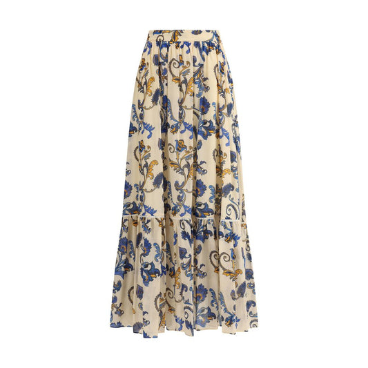 Paisley printed Long Skirt
