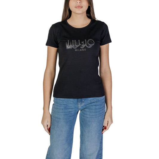 Black Cotton T-Shirt