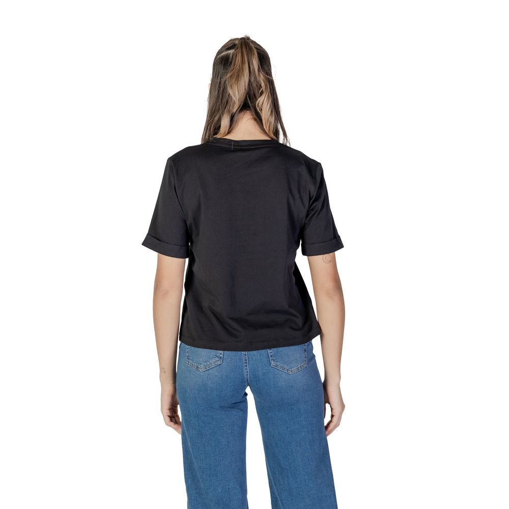 Black Cotton T-Shirt