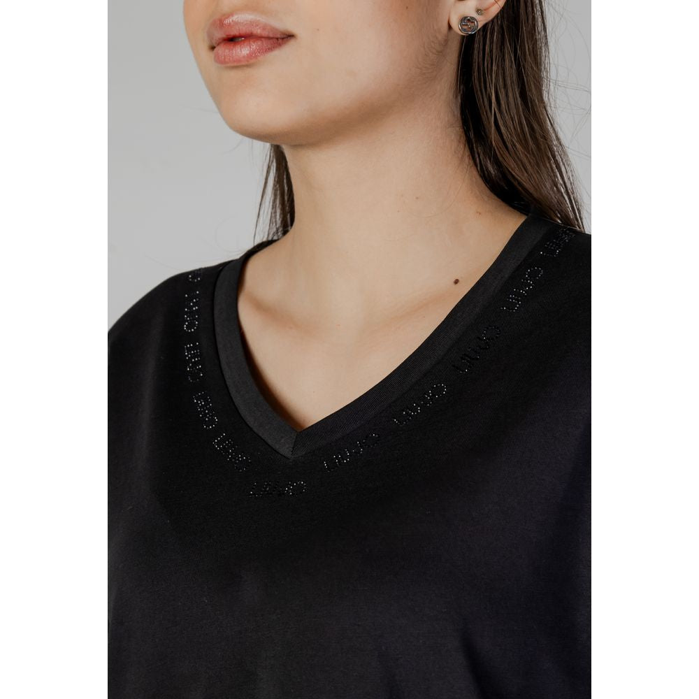 Black Cotton T-Shirt