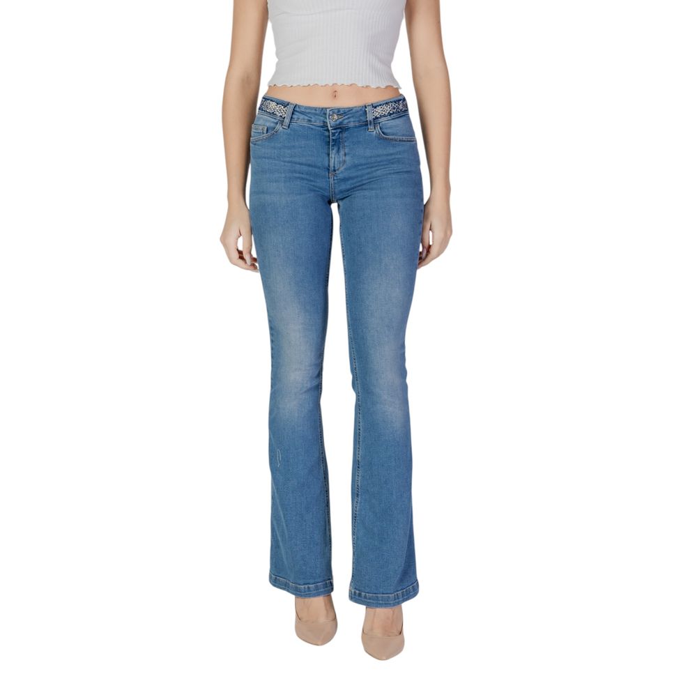 Light Blue Cotton Bootcut Jean