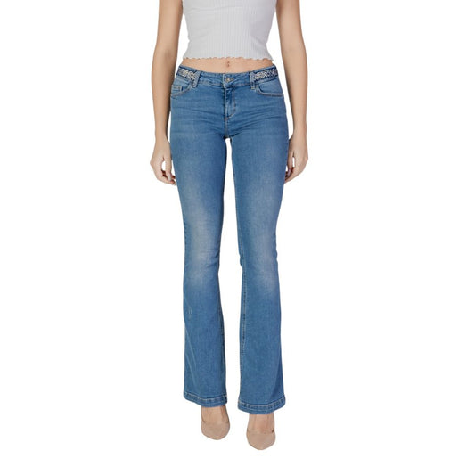Light Blue Cotton Bootcut Jean