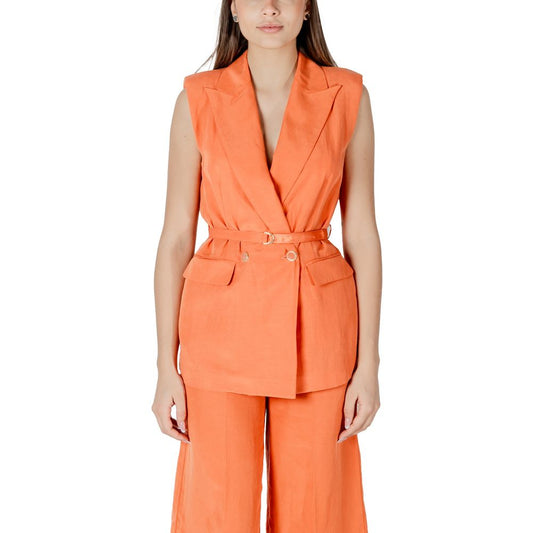Orange Lyocell Vest
