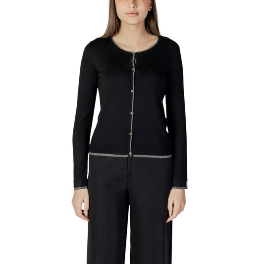 Black Viscose Cardigan