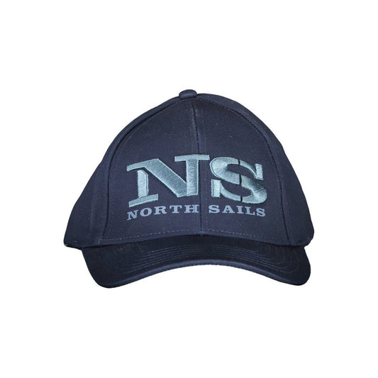 Blue Cotton Men Cap