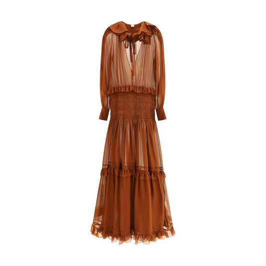 Silk long Dress