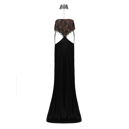 Black Silk Dress