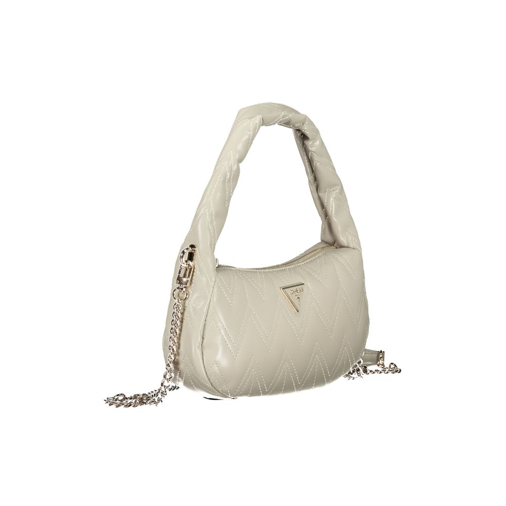 Gray Cotton Women Handbag