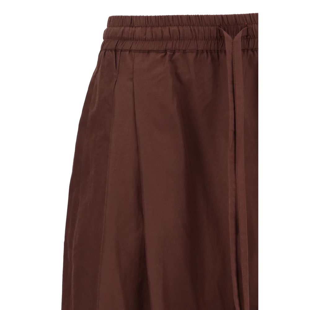 Pleated maxi Pants