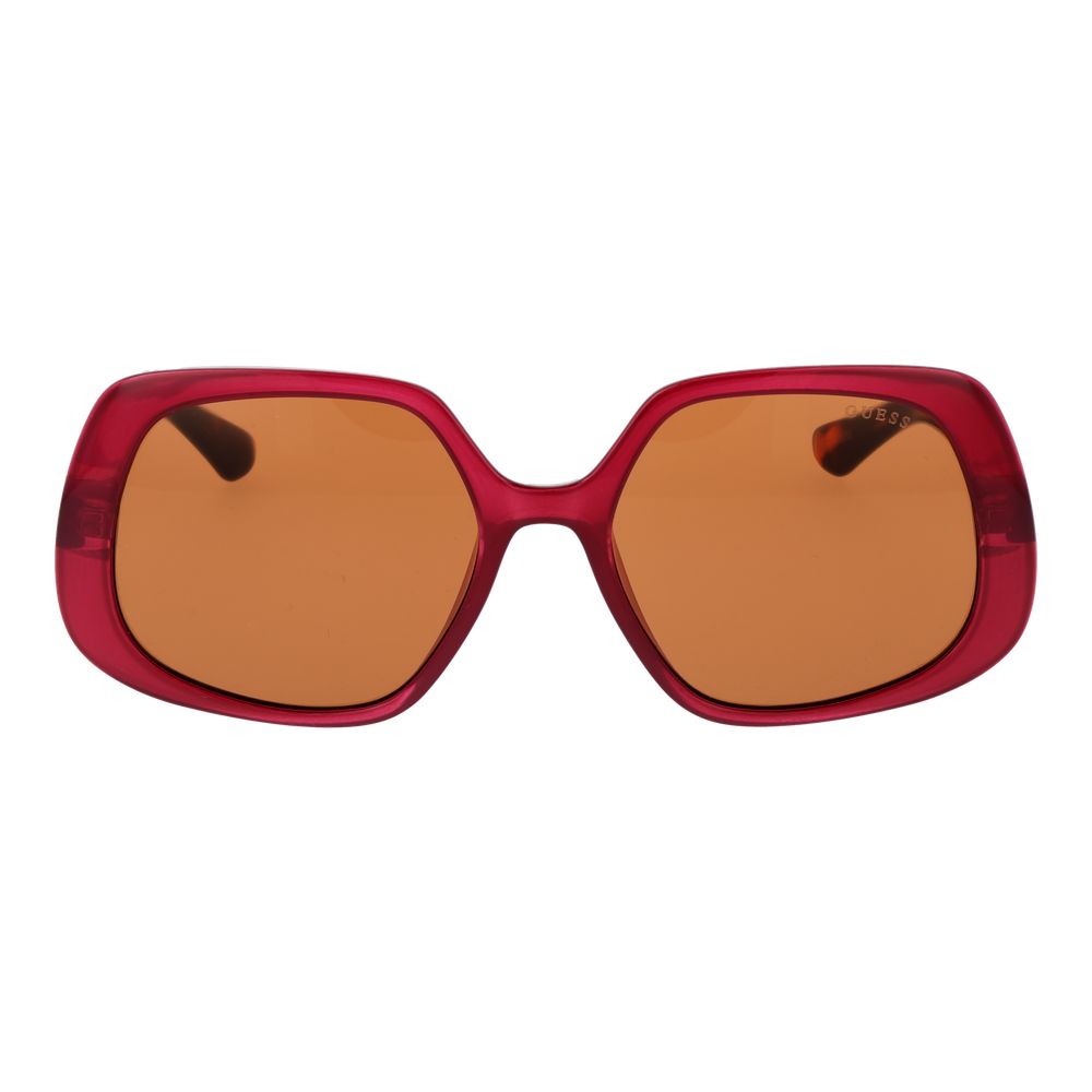 Burgundy Plastic Sunglasses