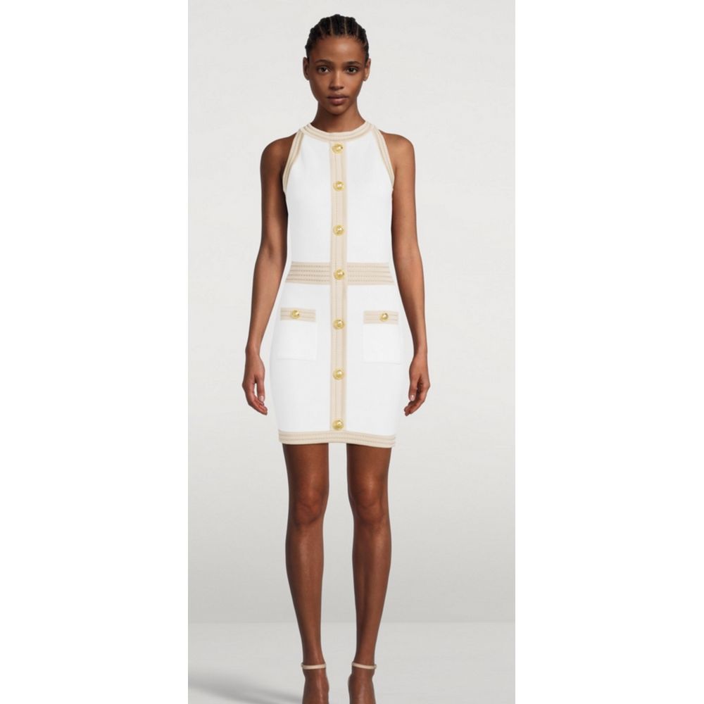 White Viscose Women Dress