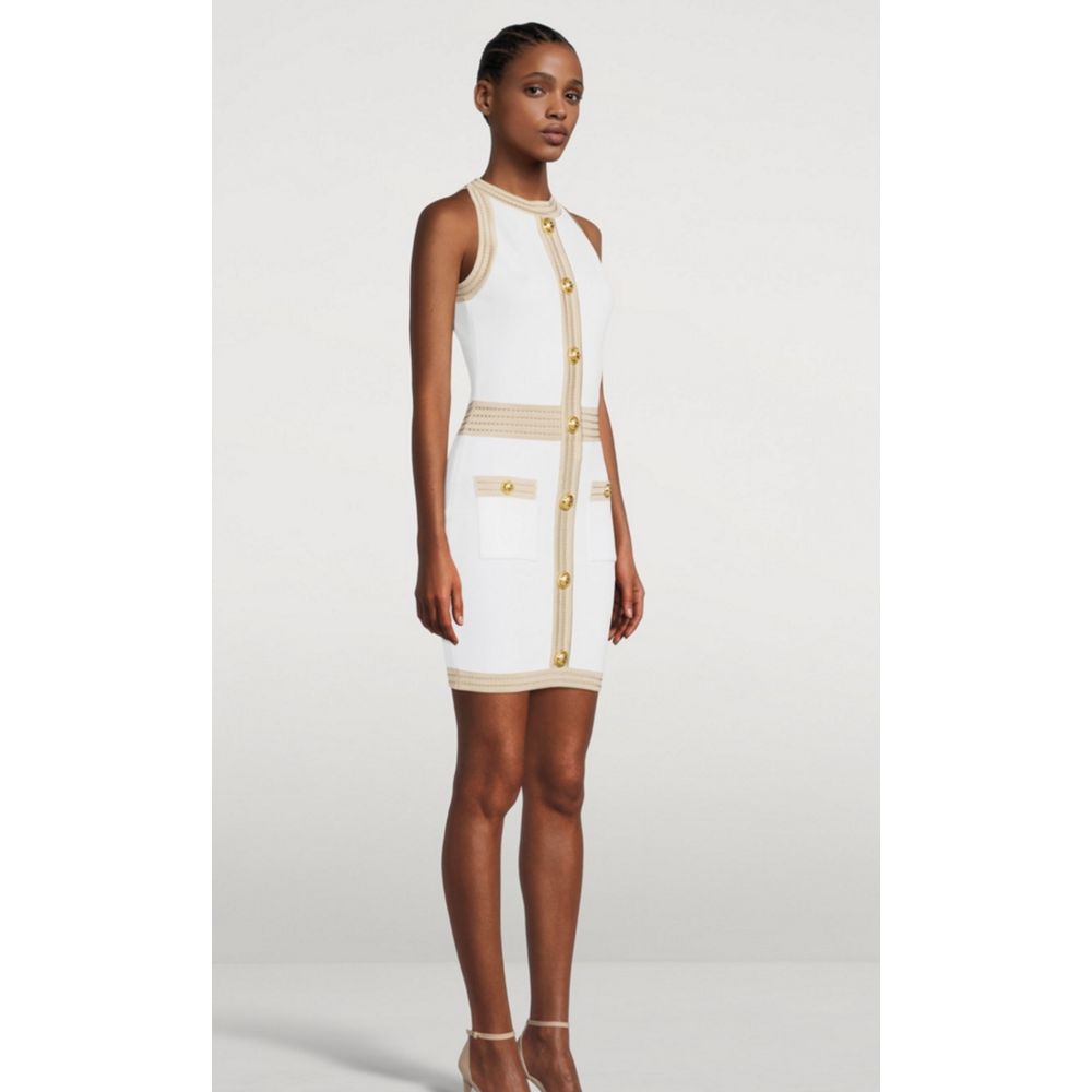 White Viscose Women Dress