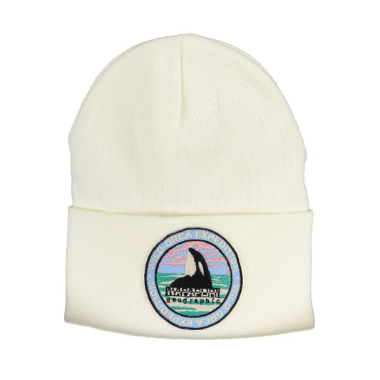 White Marabou Men Cap