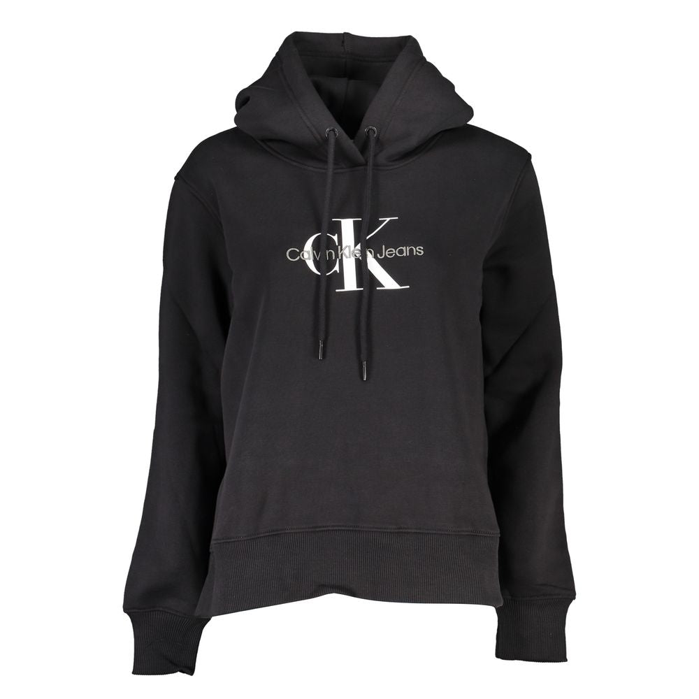 Black Cotton Women Sweater