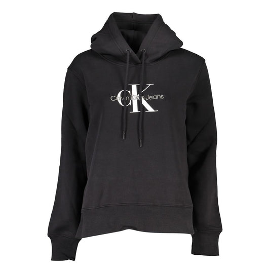 Black Cotton Women Sweater