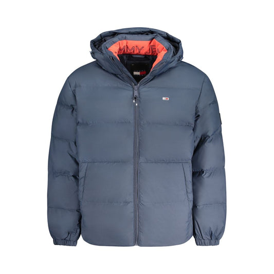 Blue Recycled Polyester Men's Jacket