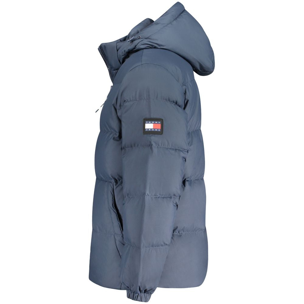 Blue Recycled Polyester Men's Jacket