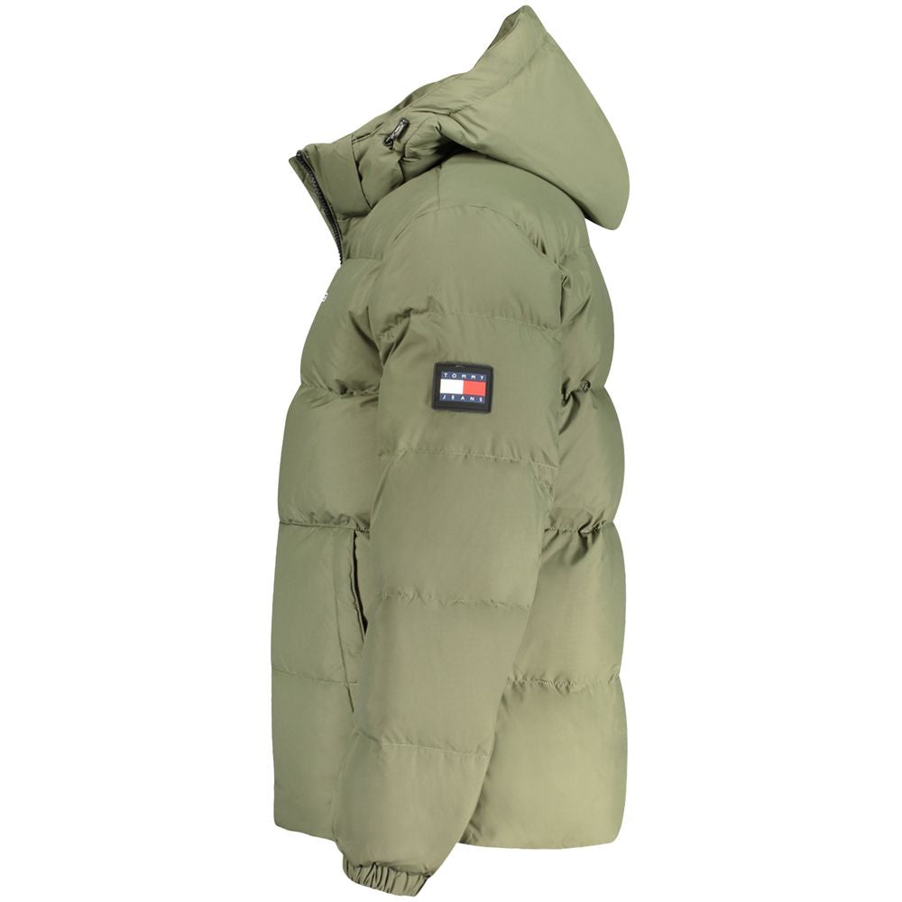 Green Recycled Polyester Men Jacket