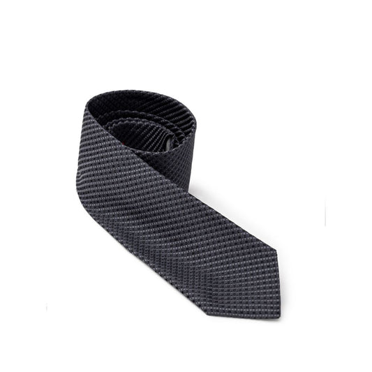 Gray Silk Tie