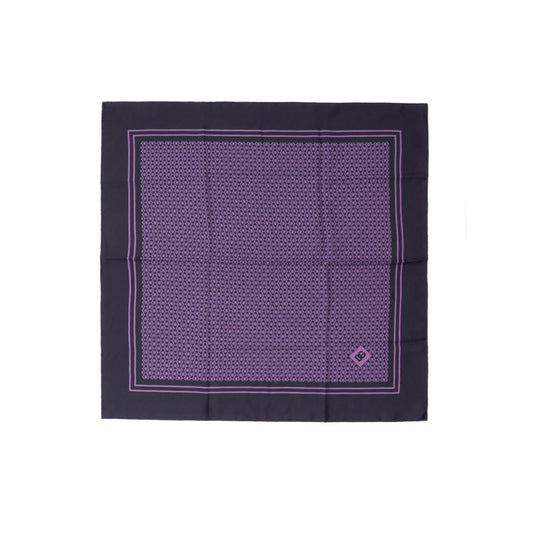 Purple Silk Pocket Square