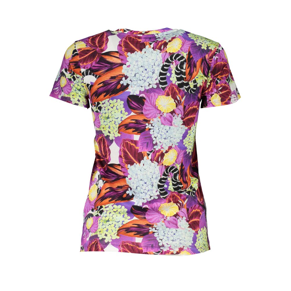 Purple Cotton Women T-Shirt