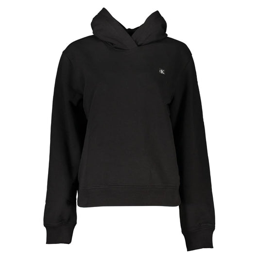 Black Cotton Women Sweater