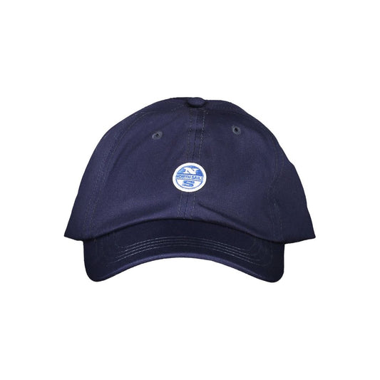 Blue Cotton Men Cap
