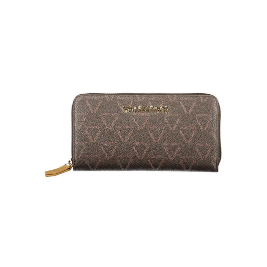 Brown Polyethylene Women Wallet