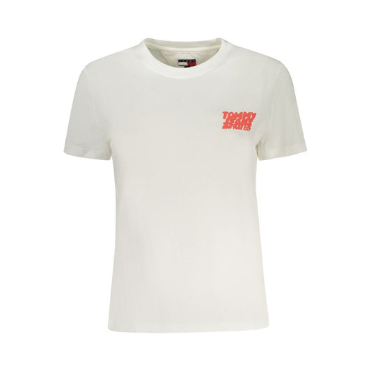 Beige Cotton Women T-Shirt