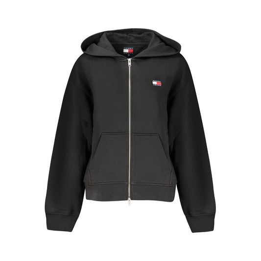 Black Cotton Women Sweater