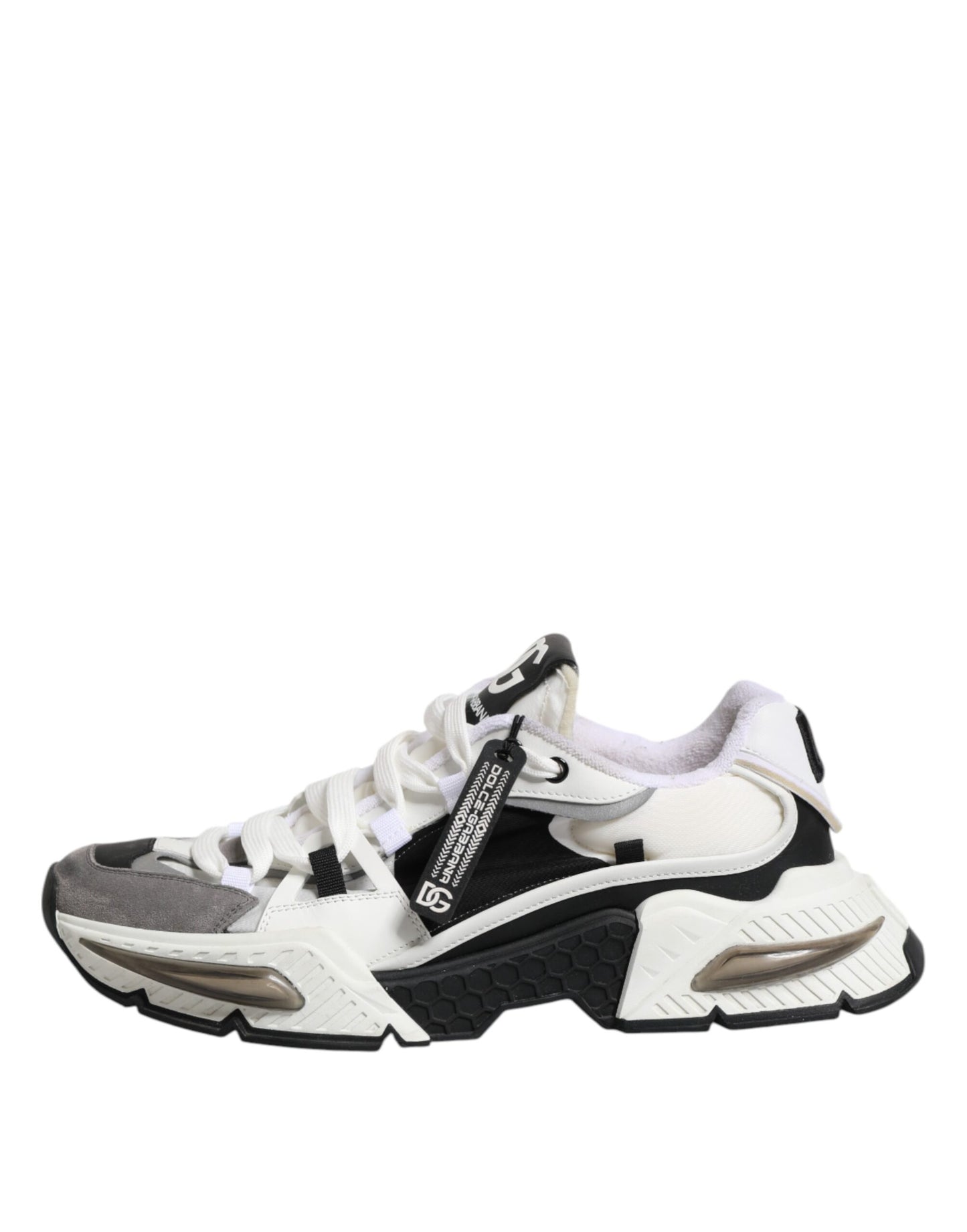 White Black Logo Airmaster Men Sneakers Shoes