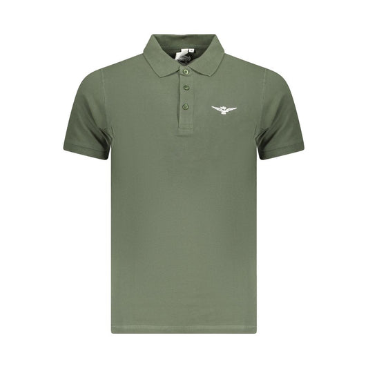 Green Cotton Polo Shirt
