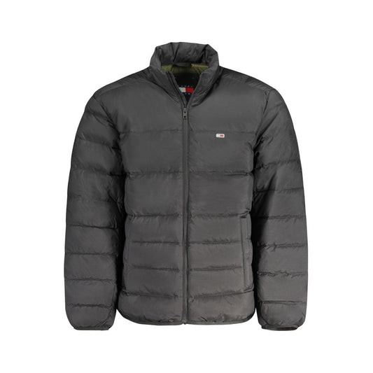 Black Polyamide Men's Jacket