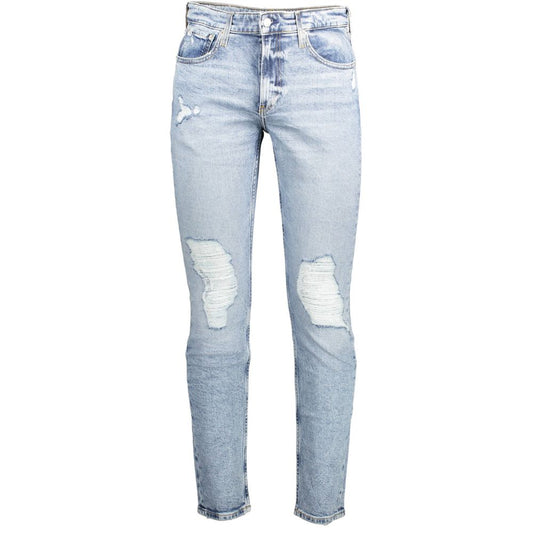 Blue Cotton Jeans & Pant