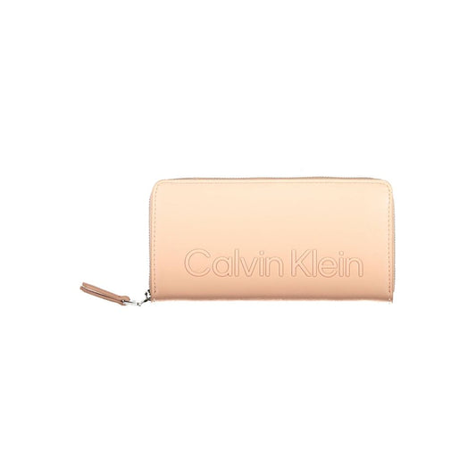 Pink Polyester Wallet