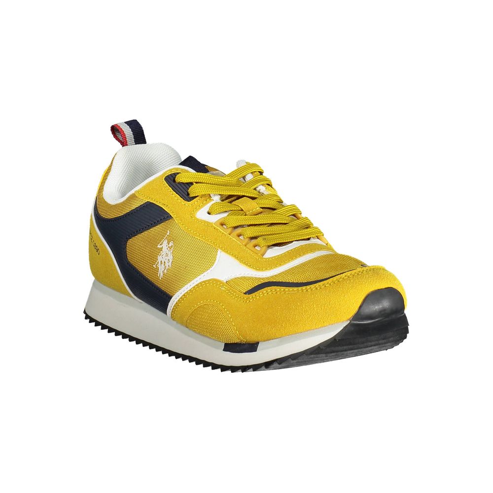 Yellow Polyester Sneaker
