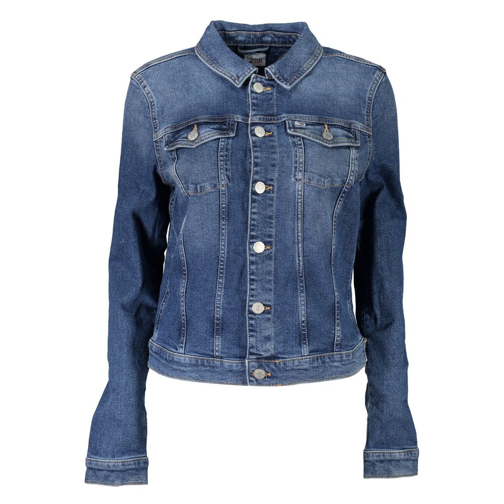 Blue Cotton Jackets & Coat