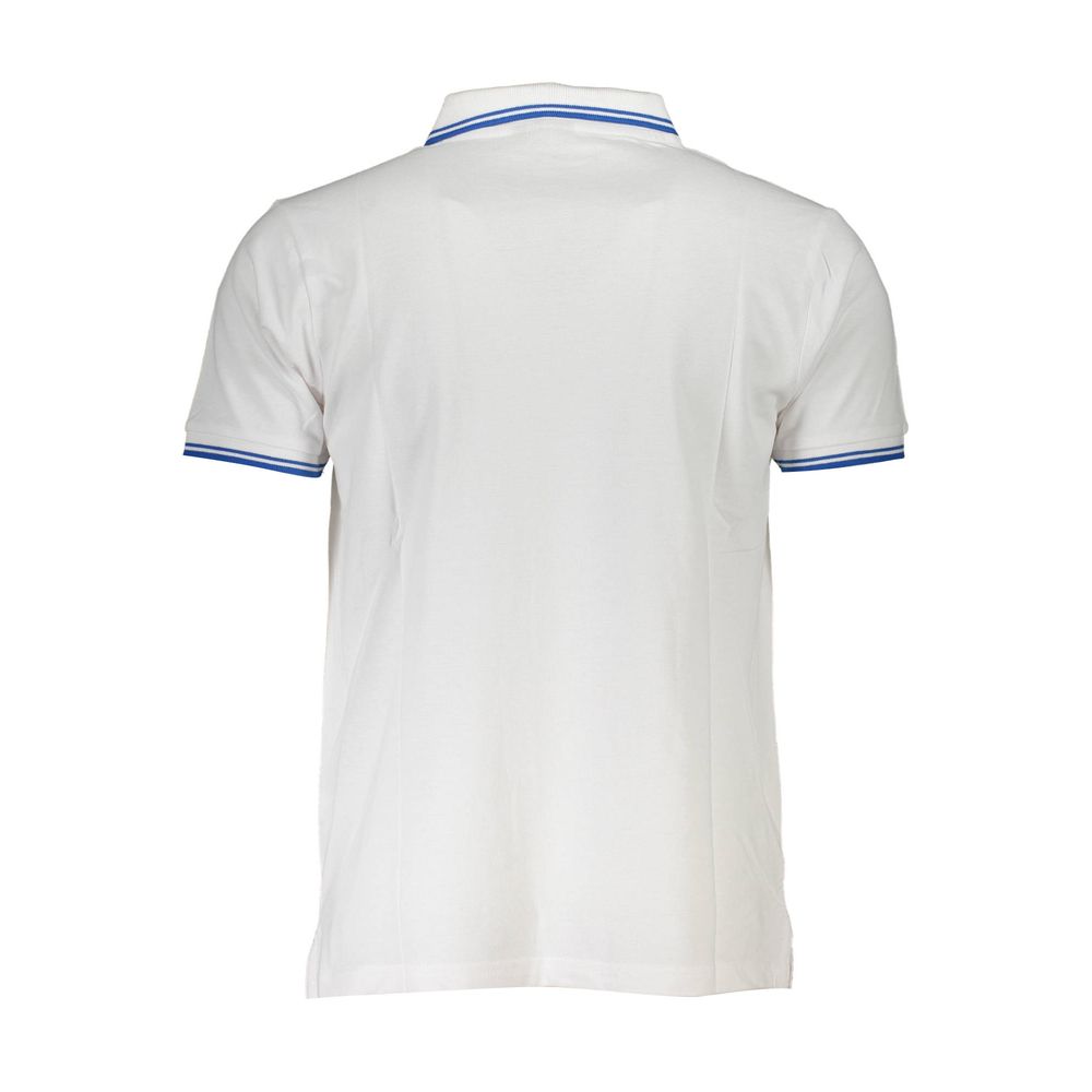 Blue Cotton Polo Shirt