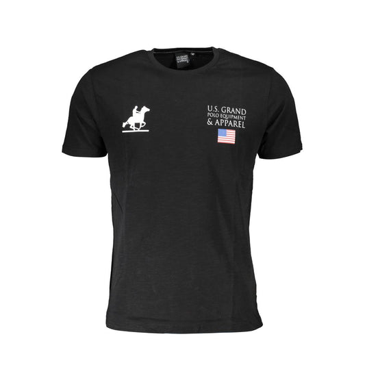 Black Cotton T-Shirt