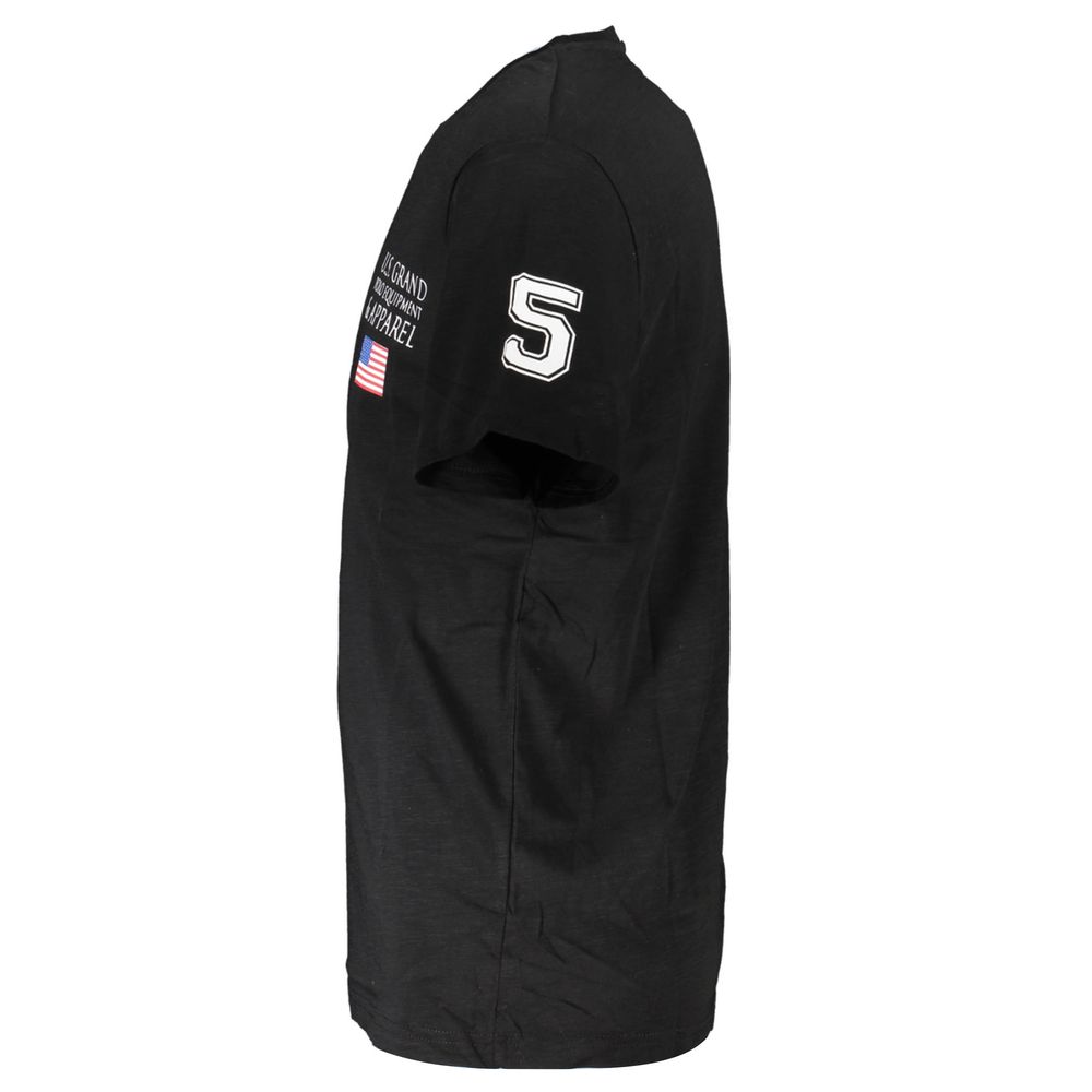 Black Cotton T-Shirt