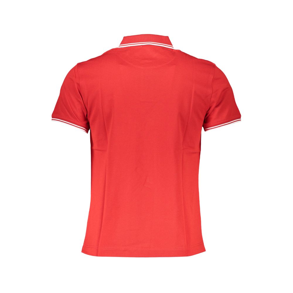 Red Cotton Polo Shirt