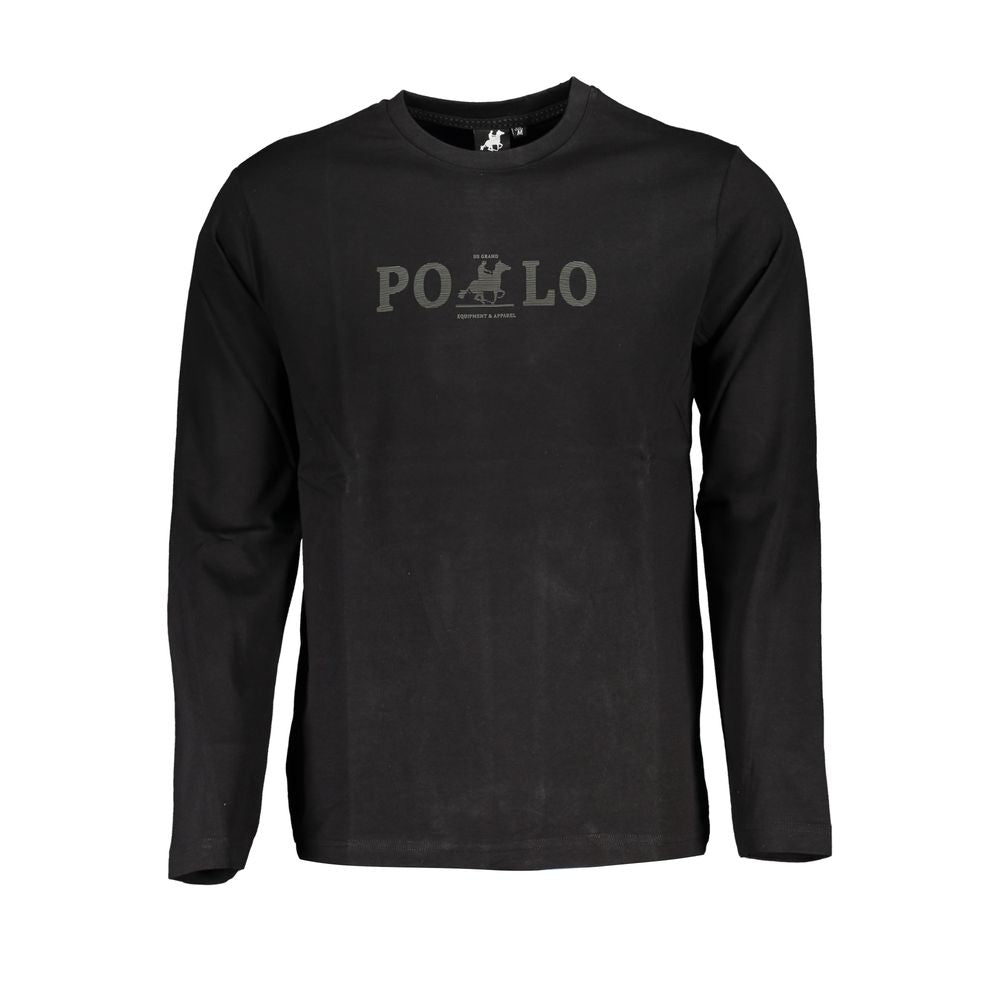 Black Cotton T-Shirt