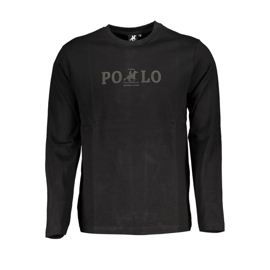 Black Cotton T-Shirt