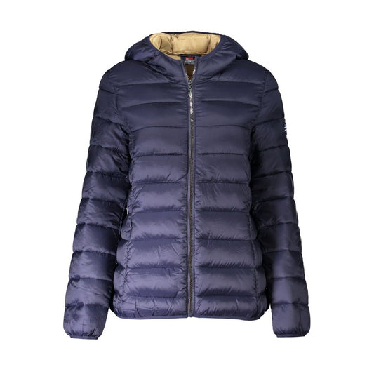 Blue Polyamide Jackets & Coat