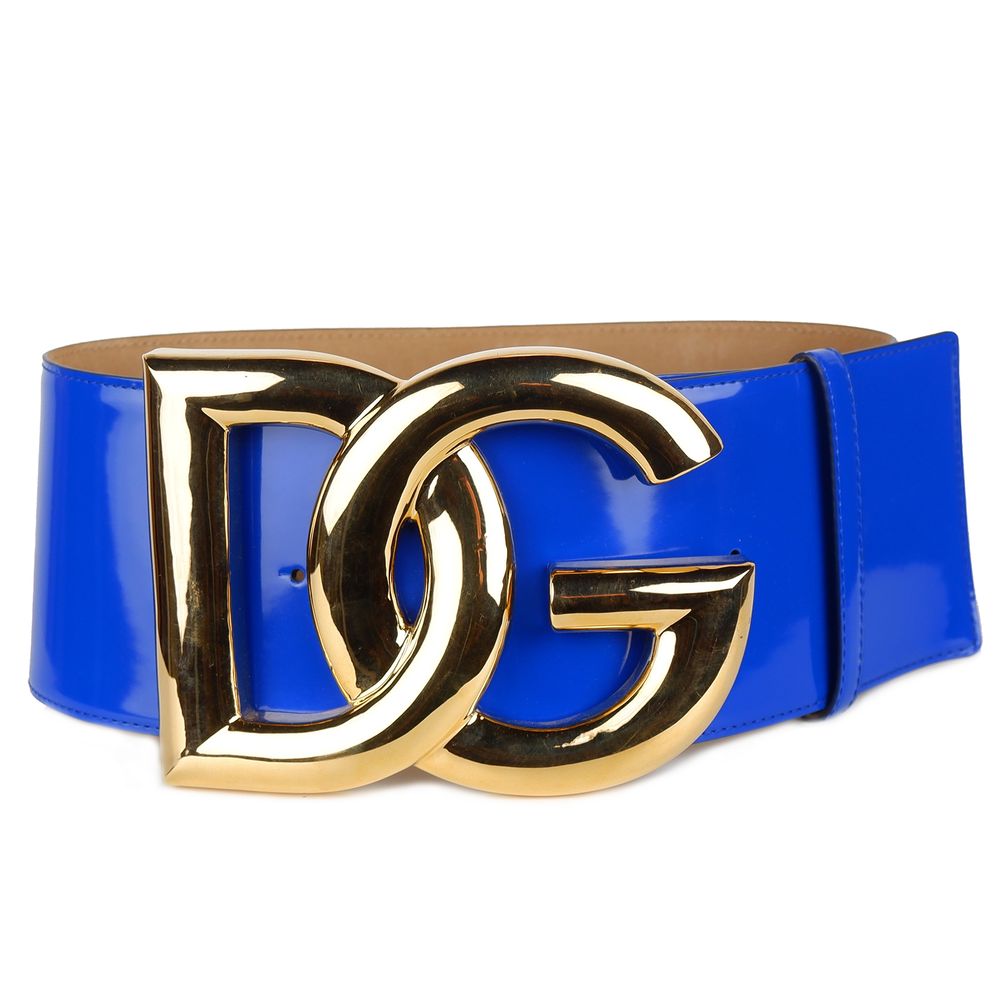 Blue Calfskin Belt
